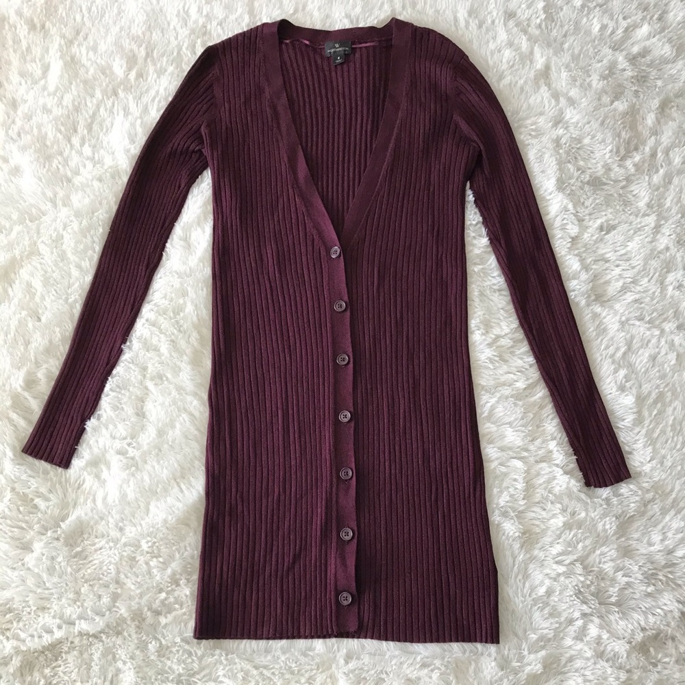 Maroon Sweater Dress